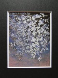 山本清子、【宵（よい）】、希少な額装用画集より、美品、新品額装付 山本清子、【宵（よい）】、希少な額装用画集より、美品、新品