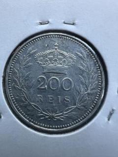 1853年 ポルトガル 100レイス 銀貨　マリア2世　レア 1853年 ポルトガル 100レイス 銀貨 マリア2世 レア - メルカリ