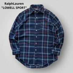 90s RalphLauren "LOWELL SPORT" ツイードネルシャツ