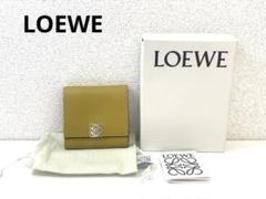 LOEWE 2つ折り財布 フラップウォレット ペブルグレインカーフ
