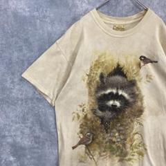 ザマウンテンTHEMOUNTAIN アニマル アライグマ 小Tシャツ