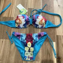 タグ付き未使用品 ナゴンスタンス セパレート 水着 ビキニ ダークグリーン ダークグリーン ジグザグ模様 ビキニ - メルカリ