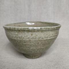 唐津焼　灰釉茶碗 　飯碗　汁碗　多用途ボウル　楕円形　sazan-gama
