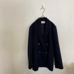 F0451【green label relaxing】ジャケット　３８　ネイビー