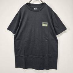 BILLABONG　半袖Tシャツ　M　ビッグロゴ　バックプリント　ブラック　古着
