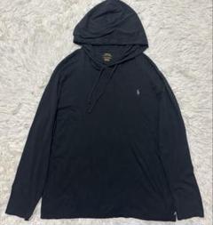 POLO RALPH LAUREN サマーコットン　パーカー　刺繍　薄手　XL