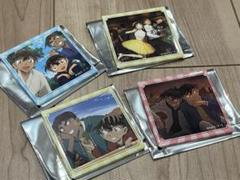 コナンランド メモリアル缶バッジ 服部平次 工藤新一 沖田総司 遠山和葉 4点