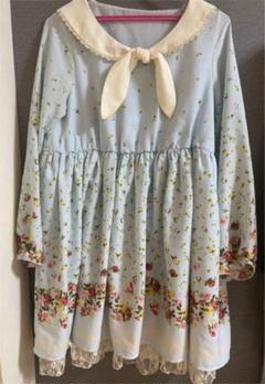 axes femme セーラー 花柄 ワンピース