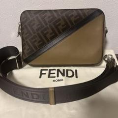 FENDI ショルダーバッグ ブラウン/ベージュ