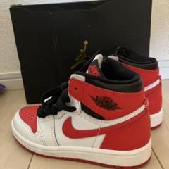 Nike Air Jordan 1 キッズスニーカー 赤白