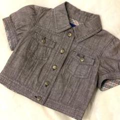 BURBERRY BLUE LABEL MA-1 ノーカラーブルゾン ショート丈 Burberry Blue Label ショート丈ジャケット36 - メルカリ
