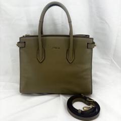 美品【FURLA】フルラ 2way ハンドバッグ ショルダーバッグ 6355