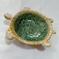 ★ 亀 かめ 陶器 インテリア 装飾 灰皿 小物入れ お皿 トレー