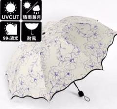 大人気♡日傘 傘 大きめ おりたたみ コンパクト レディース 花柄 UV 新品