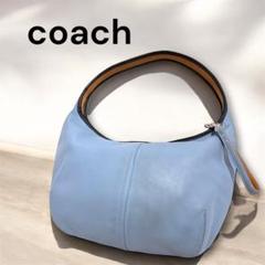 希少✨️COACH ワンショルダーバッグ レザー ブラウン 三日月 ハーブムーン 美品 COACH 7463 ソーホー y2k レザー ワンショルダー ブラウン