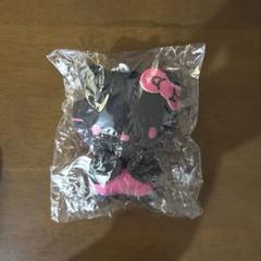 サンリオ キティ ガチャ ぬいぐるみボールチェーン2 ピンク＆ブラック