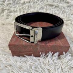 【未使用】エトロ ETRO ベルト　メンズ ETRO - エトロ メッシュ 編み込み ベルト ETRO リアルレザー