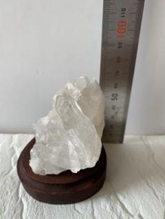 水晶天然石　クラスター　台座付き