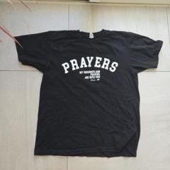 PRAYERS Tシャツ Printstar 黒　マイダンス