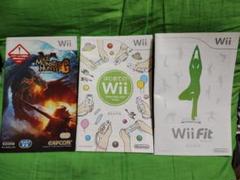 Wii　取扱説明書 3枚組