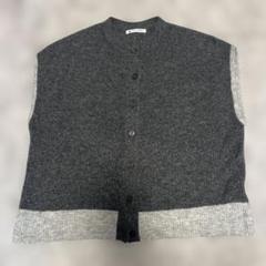【T'BIS STUDIO】バイカラーニットベスト