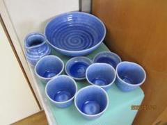 萬古焼・萬宝窯　そうめん鉢　8点セット