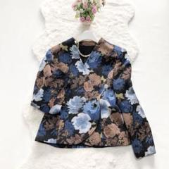 新品 大人気商品  MaxMara*ピアノフォルテマックスマーラ 花柄ジャガード ジャケット・アウター