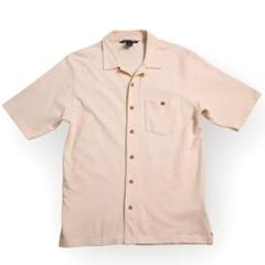 LANDS'END 90s 〜 00s ランズエンド 鹿の子 開襟シャツ