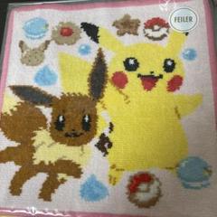 完売品FEILER ポケモン ハッピースウィーツピカチュウ&イーブイ＆ポッチャマ ピカチュウ」や「イーブイ」「ポッチャマ」と、スイーツを