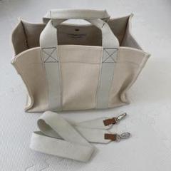 RUE DE VERNEUILパリBrandオシャレリネントートバッグ（L) (RUE