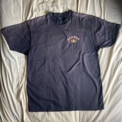 old stussy tシャツ CROWN RENOWN ブラック サンフェード