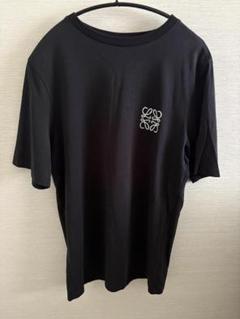 ロエベ~ロゴ刺繍入り黒Tシャツ LOEWE 黒 Tシャツ ロゴ刺繍 - メルカリ