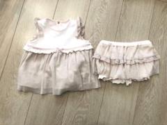 bebe ドレス　ショートパンツ　ベビー　ピンク