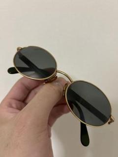 【極美品】EMPORIO ARMANI アルマーニ　オーバル型　ロゴ　サングラス 2025年最新】EMPORIO ARMANI フレーム形：オーバル メンズ