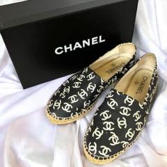 CHANEL シャネル エスパドリーユ ココマーク スリッポン - メルカリ