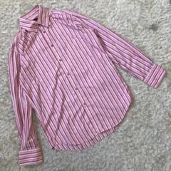 《 DURBAN ダーバン 》 長袖 ストライプ シャツ トップス ピンク M