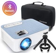 プロジェクター小型 4000ルーメン LED Bluetooth スビーカー内蔵