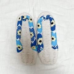 布ぞうり 布草履 約24.5cm ハンドメイド 花柄 洗濯可
