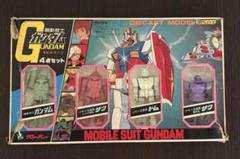 1980年代　モビルスーツガンダム ダイキャストモデル 4体セット　レトロ 1980年代 モビルスーツガンダム ダイキャストモデル 4体セット