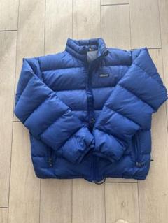 patagonia フード付きダウンジャケット L 青 patagonia 新品 パタゴニア Patagonia COTTON DOWN JKT コットン