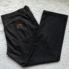 ★特大 5XL★ DOLCE & GABBANA デニム ロゴプレート 黒