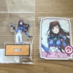 オーバーウォッチ 2×メレ D.VA アクリルスタンド　ステッカーセット