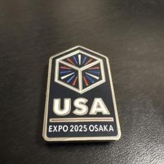スタッフ限定 非売品 アメリカ館 USA 2025 ピンバッジ - メルカリ