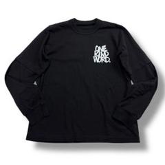 美品✨サカイ 533 フロントロゴ ドッキング 長袖Tシャツ 21AW
