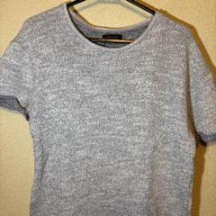 おまとめ割 ZARA MAN Tシャツ グレー S サーマル ロールアップ ザラ