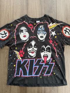 90s kiss バンドTシャツ　総柄　激レア　キッス