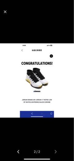 Nike Air Jordan 17 Retro LowSP Lightningのサムネイル