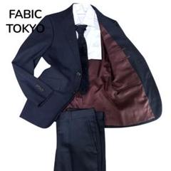 美品⭐︎FABIC TOKYO セットアップ　ネイビー　シャドーストライプ