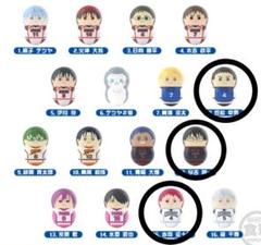未使用！黒子のバスケ　クーナッツ　3個セット　赤司征十郎　笠松幸男　今吉翔一