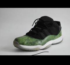Air Jordan 11 retro low green snakeskin